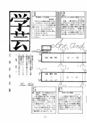 1986年寒菊祭プログラム 学芸会プログラム.jpg