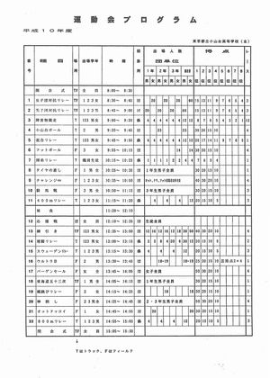 1998年寒菊祭プログラム 運動会プログラム.jpg